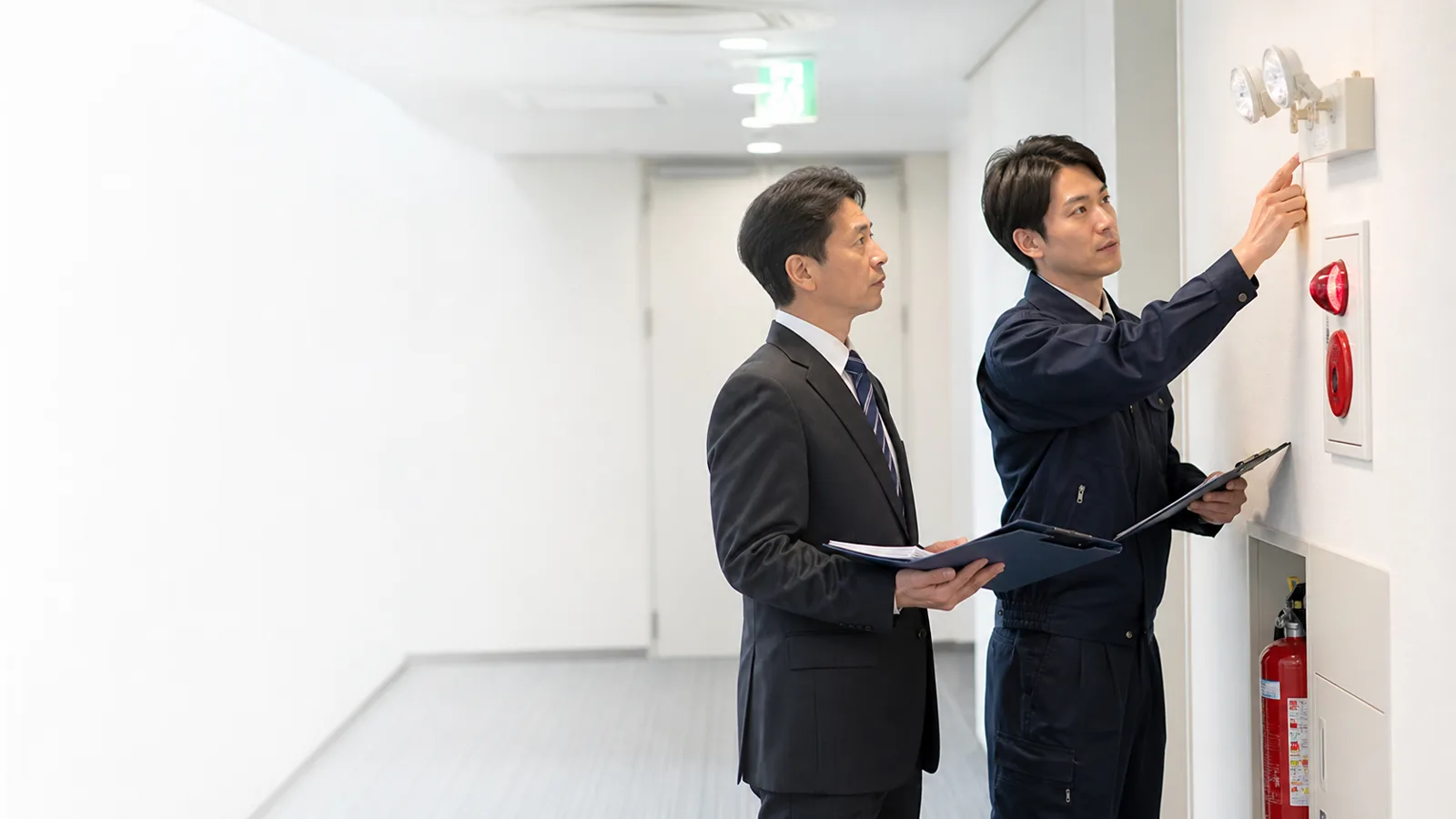 消防設備点検のサービスイメージ